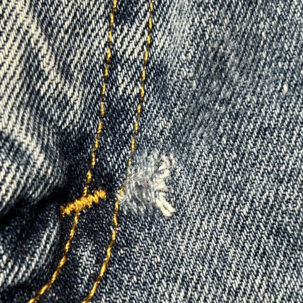 Levis 550 Jeans Mens 36x34 Blue Light Wash Relaxed Tapered Denim Pants Casual - Picture 8 of 16